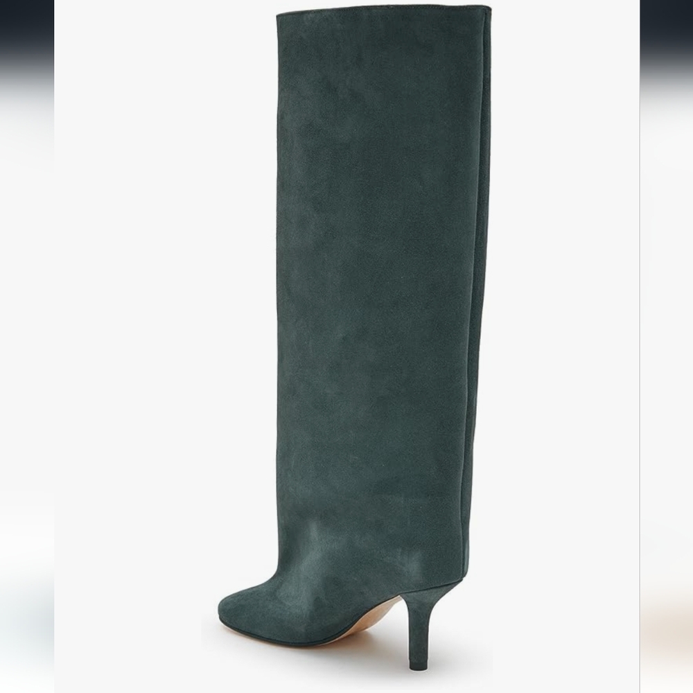 Green Knee-High Women's Boots